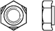 DIN 929 Гайка приварная шестигранная, диаметр от М3 до М16