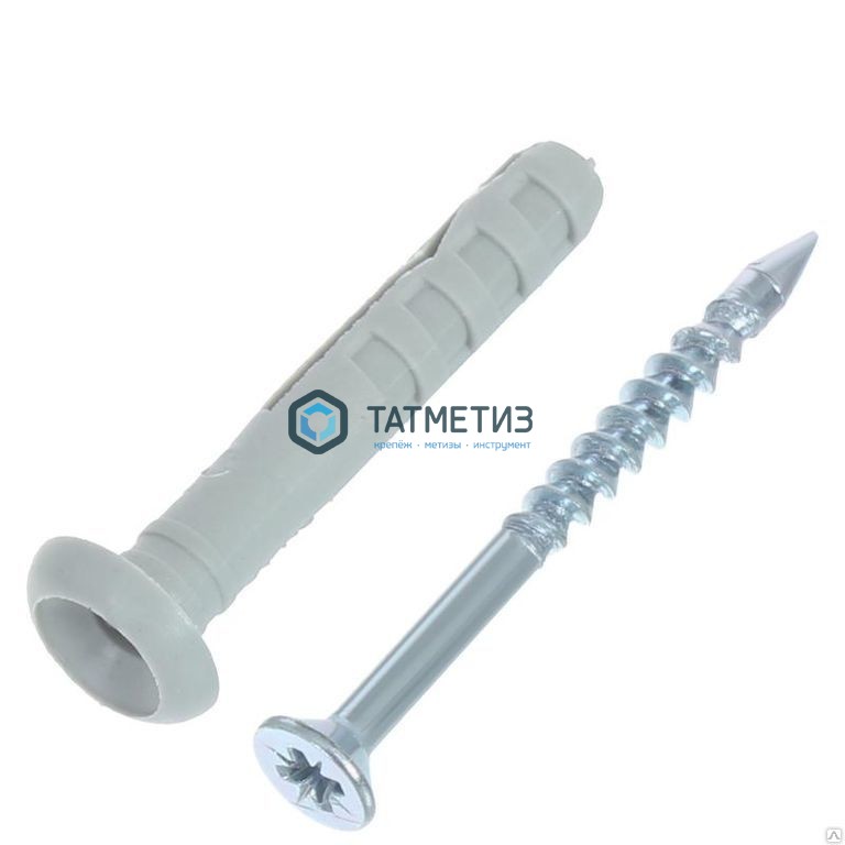 Дюбель-гвоздь  8х 80 гриб (500 шт/уп) КТ -  магазин крепежа «ТАТМЕТИЗ»