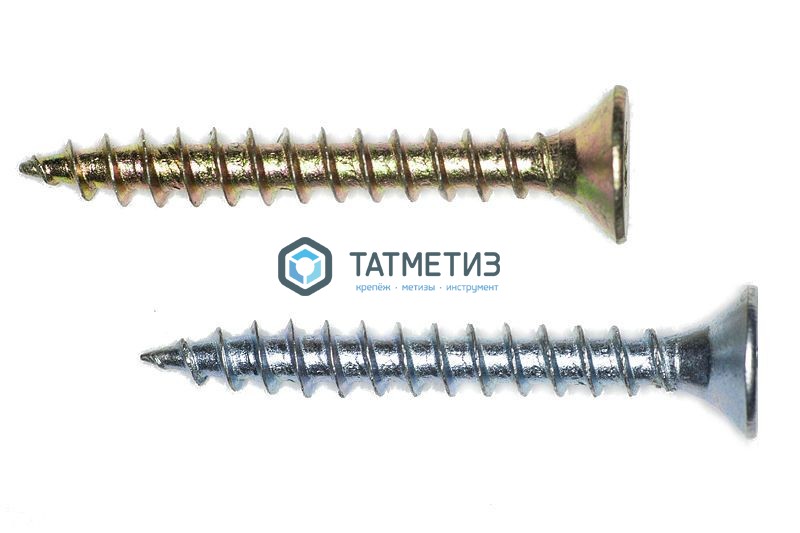 Шурупы унив. 3,0x20 (25 000 шт/уп) КК Белый цинк |  «ТАТМЕТИЗ» Шурупы унив. 3,0x20 (25 000 шт/уп) КК Белый цинк -  магазин крепежа «ТАТМЕТИЗ»
