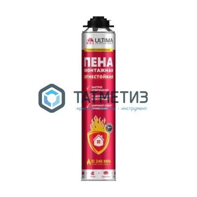 Пена монтажная проф огнестойкая ULTIMA PRO OPTIMUM 750 мл -  магазин крепежа «ТАТМЕТИЗ»