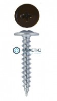 Саморез п/ш остр. 4,2x25 RAL 8017 (500 шт/уп) | «ТАТМЕТИЗ» Саморез п/ш остр. 4,2x25 RAL 8017 (500 шт/уп) - магазин крепежа «ТАТМЕТИЗ»