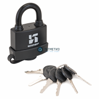Замок навесной АЛЛЮР ВС1Ч- 375П всепогодный. 6 кл. d8,5мм -  магазин крепежа «ТАТМЕТИЗ»