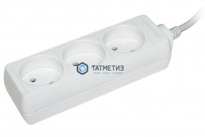 Удлинитель 3х5м без заземл. 10А IP20 У3 2P IEK WYP10-06-03-05-N -  магазин крепежа «ТАТМЕТИЗ»