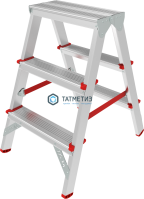 Стремянка двусторонняя 3 ступени, NV300 -  магазин крепежа «ТАТМЕТИЗ»