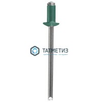 Заклепки ZK ал/ст 4,8x12 RAL 6005 ( 500 шт/уп) ТК -  магазин крепежа «ТАТМЕТИЗ»