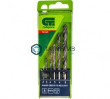 Набор сверл по металлу, 2-8 мм 6 шт Р6М5 пластиковый кейс// Сибртех -  магазин крепежа «ТАТМЕТИЗ»