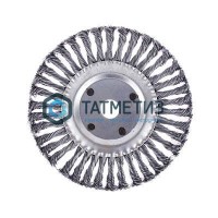 Щетка для УШМ дисковая 200 мм, 22 мм, крученая ЕРМАК -  магазин крепежа «ТАТМЕТИЗ»