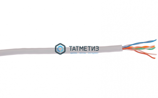 Витая пара U/UTR категория 5е 4 пары 24 AWG solid PVC серый -  магазин крепежа «ТАТМЕТИЗ»