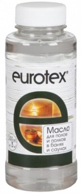 Масло для защиты полка Eurotex-Сауна 250 мл./12 -  магазин «ТАТМЕТИЗ»