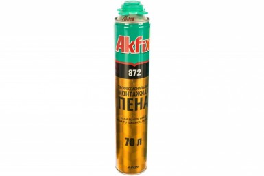 Пена монтажная проф Akfix 872 70 л  1020 гр /12 -  магазин «ТАТМЕТИЗ»