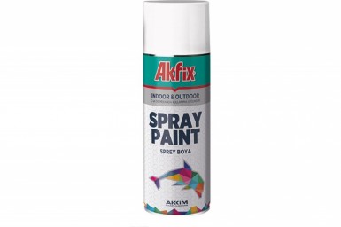 Краска аэроз. ПРОЗРАЧНАЯ  глянц. 400Ml Gw.300Gr (6)" Akfix -  магазин «ТАТМЕТИЗ»
