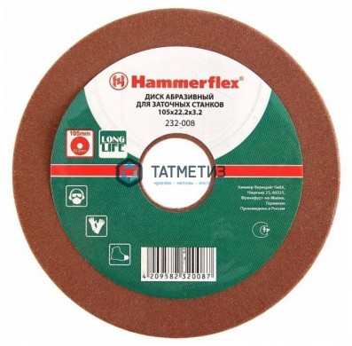 Круг заточный абразивный Hammer Flex 232-008 для заточки цепей для SPL105 105 х 22.2 х 3.2 -  магазин крепежа «ТАТМЕТИЗ»